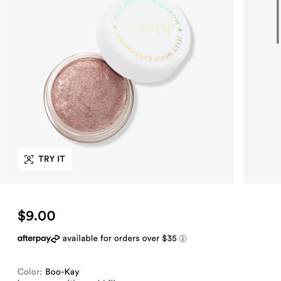 NIB Jelly Much Colourpop Eyeshadow - Boo-Kay color - Picture 5 of 5